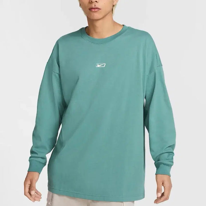 [BUNJANG] Nike Sportswear Oversized Long Sleeve T-Shirt / [L] 나이키 스포츠웨어 오버사이즈 긴팔 티셔츠