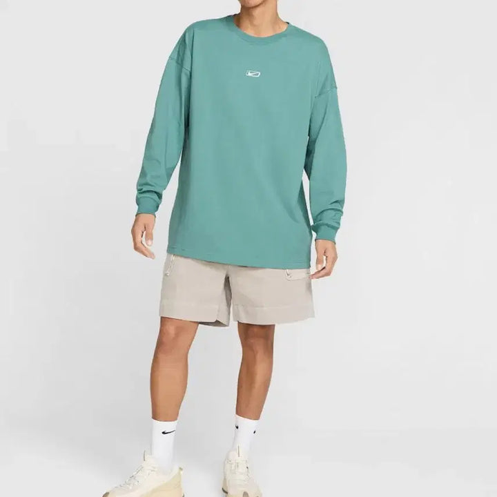 [BUNJANG] Nike Sportswear Oversized Long Sleeve T-Shirt / [L] 나이키 스포츠웨어 오버사이즈 긴팔 티셔츠
