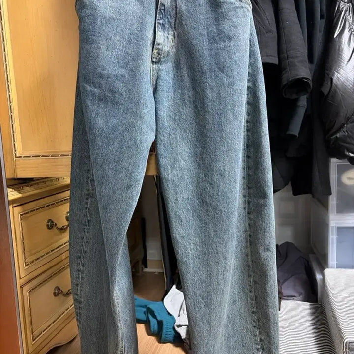 [BUNJANG] Hatching Room Curve Jeans Vintage Blue Size 2 / 해칭룸 커브진 빈티지 블루 2사이즈
