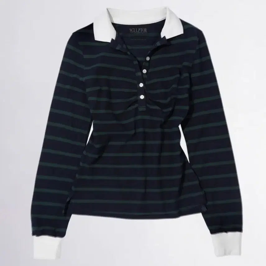 [BUNJANG] Sculptor Shirring Tennis Shirt / 스컬프터 셔링 테니스 셔츠