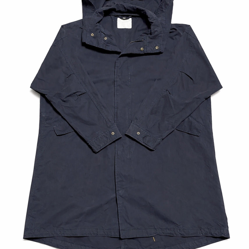[BUNJANG] American Holic Navy Hooded Parka Field Jacket / JPN 일본 빈티지 아메카지 워크웨어 네이비 후드 파카 야상 필드자켓