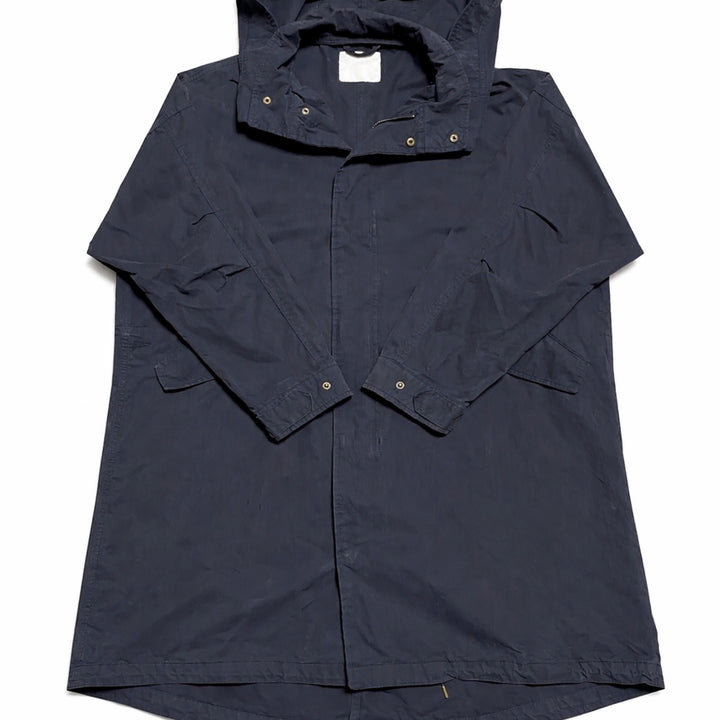 [BUNJANG] American Holic Navy Hooded Parka Field Jacket / JPN 일본 빈티지 아메카지 워크웨어 네이비 후드 파카 야상 필드자켓