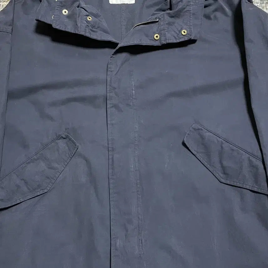 [BUNJANG] American Holic Navy Hooded Parka Field Jacket / JPN 일본 빈티지 아메카지 워크웨어 네이비 후드 파카 야상 필드자켓