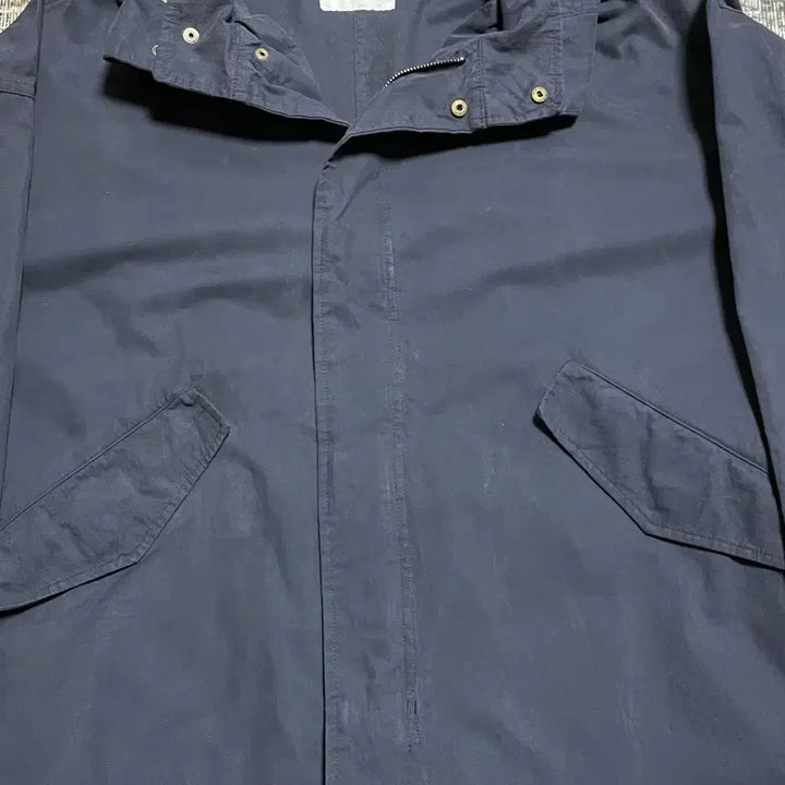[BUNJANG] American Holic Navy Hooded Parka Field Jacket / JPN 일본 빈티지 아메카지 워크웨어 네이비 후드 파카 야상 필드자켓