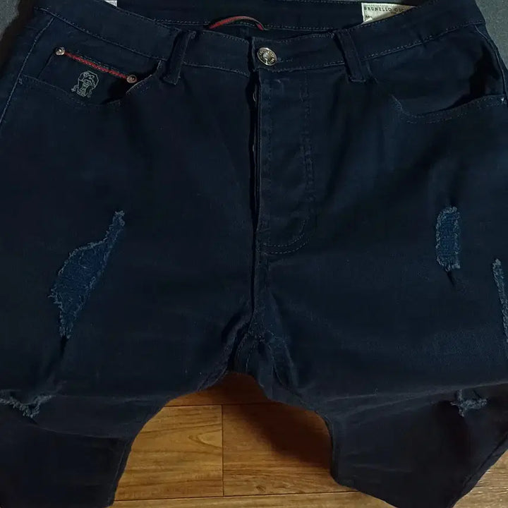 [BUNJANG] Brunello Cucinelli Distressed Denim Jeans / 브루넬로쿠치넬리 정품 디스트레스드 데님32사이즈