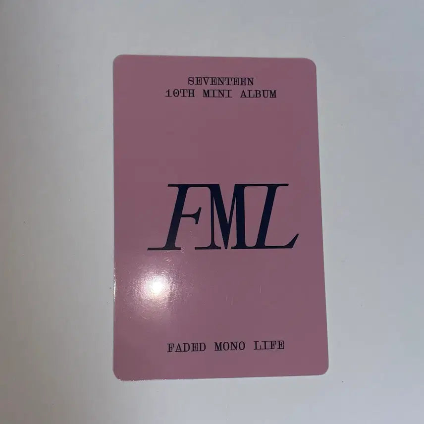 [BUNJANG] SEVENTEEN S.Coups FML IZ*ONE Photocard / 세븐틴 에스쿱스 FML 이즈위 포카
