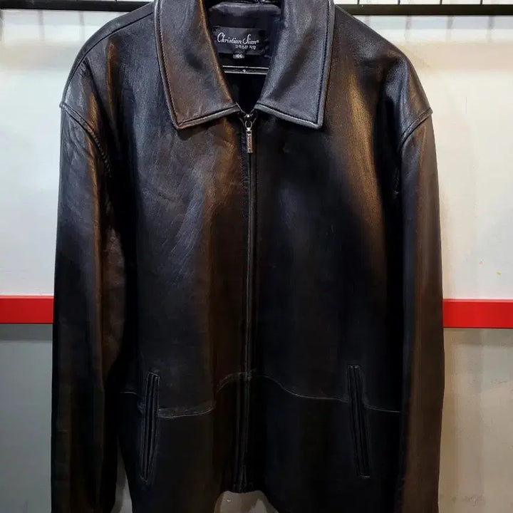[BUNJANG] Vintage 90s Leather Jacket / 정품 90s 빈티지 양가죽 레더자켓