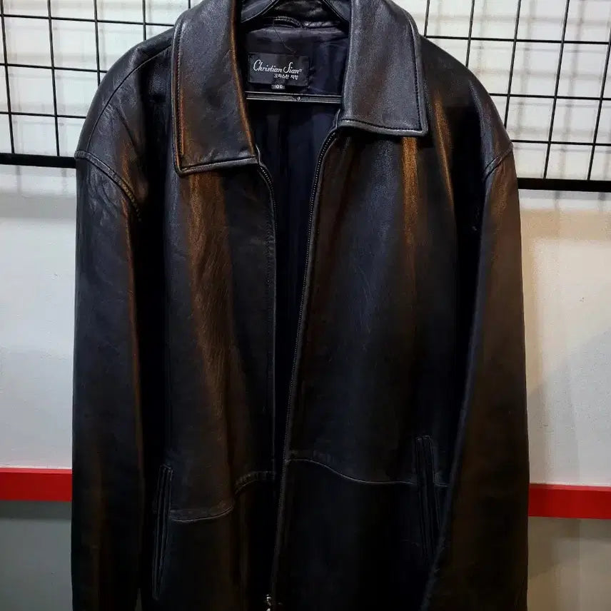 [BUNJANG] Vintage 90s Leather Jacket / 정품 90s 빈티지 양가죽 레더자켓