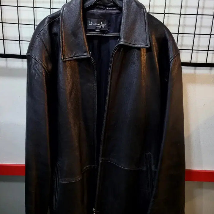 [BUNJANG] Vintage 90s Leather Jacket / 정품 90s 빈티지 양가죽 레더자켓