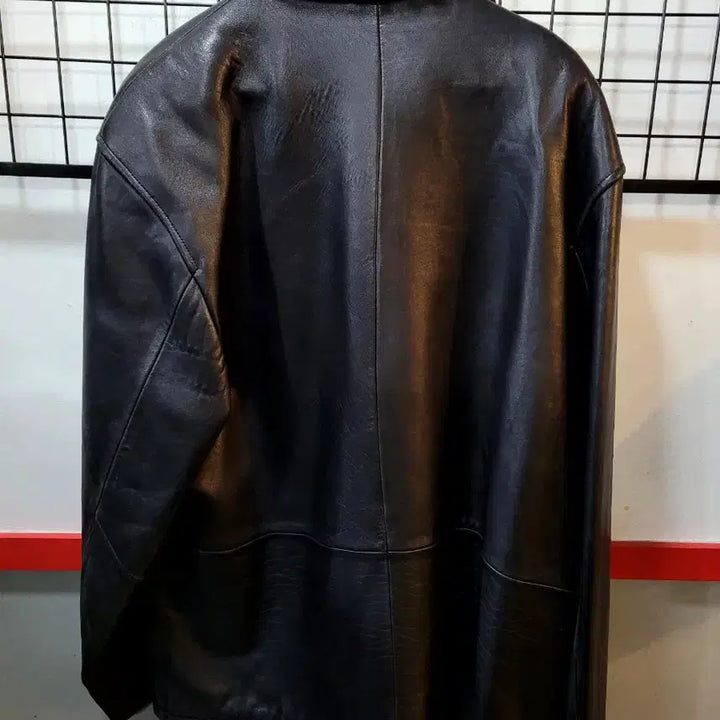 [BUNJANG] Vintage 90s Leather Jacket / 정품 90s 빈티지 양가죽 레더자켓