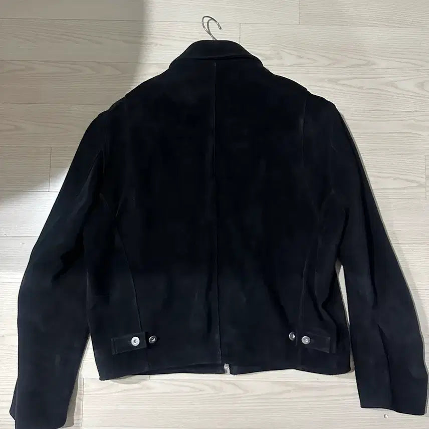 [SOLD OUT] 토니웩 블랙 스웨이드 블루종 XL(25ss)