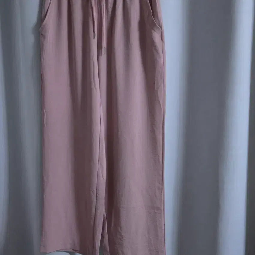 [BUNJANG] Lightweight Stretchy Banding Wide-Leg Pants / 얇은 후들후들 밴딩 와이드팬츠 새옷