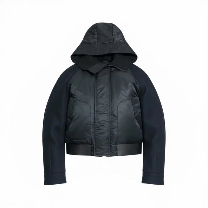 [BUNJANG] Juun.J Cropped Goose Down Jumper (Size 46) / 준지 크롭 구스 점퍼 46