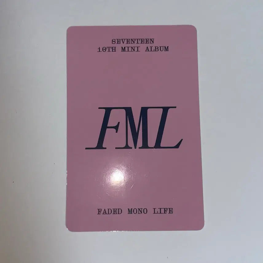 [BUNJANG] Seventeen Jeonghan FML Iz*One Photocard / 세븐틴 정한 FML 이즈위 포카