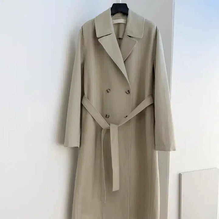 [BUNJANG] Statement Natural Long Coat / 교신안함)스테이트먼트 내추럴 롱 코트