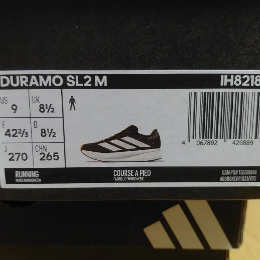 [BUNJANG] Adidas Duramo SL2 Black and White Sneakers / 새상품) 아디다스 듀라모 sl2 검흰