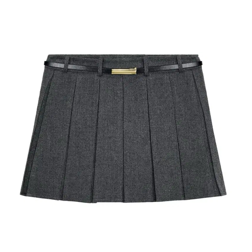 [BUNJANG] ZARA Pleated Belt Skirt XS / 자라 플리츠 벨트 스커트 xs 새제품
