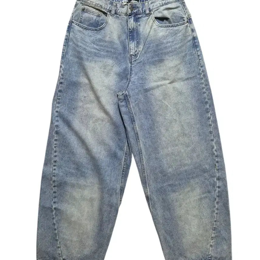 [BUNJANG] Mahagrid SOLAR EMB Denim Pant Blue (Size L) / Mahagrid SOLAR EMB DENIM PANT BLUE(L사이즈)