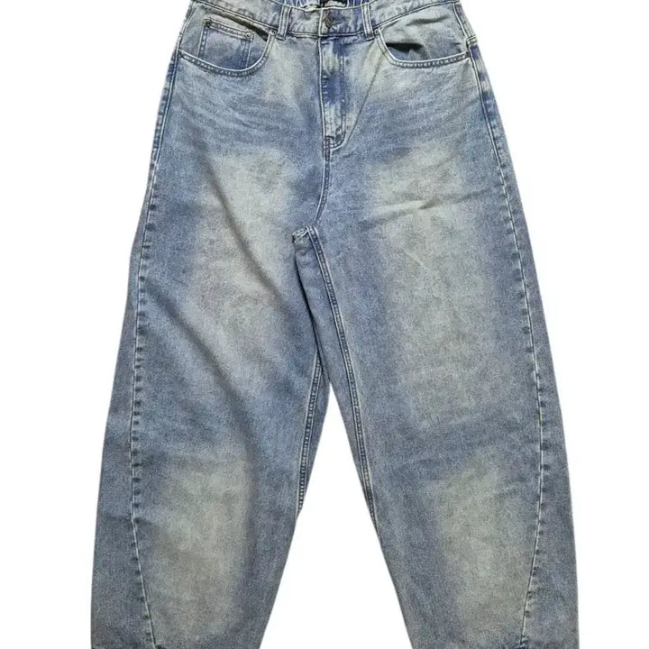 [BUNJANG] Mahagrid SOLAR EMB Denim Pant Blue (Size L) / Mahagrid SOLAR EMB DENIM PANT BLUE(L사이즈)
