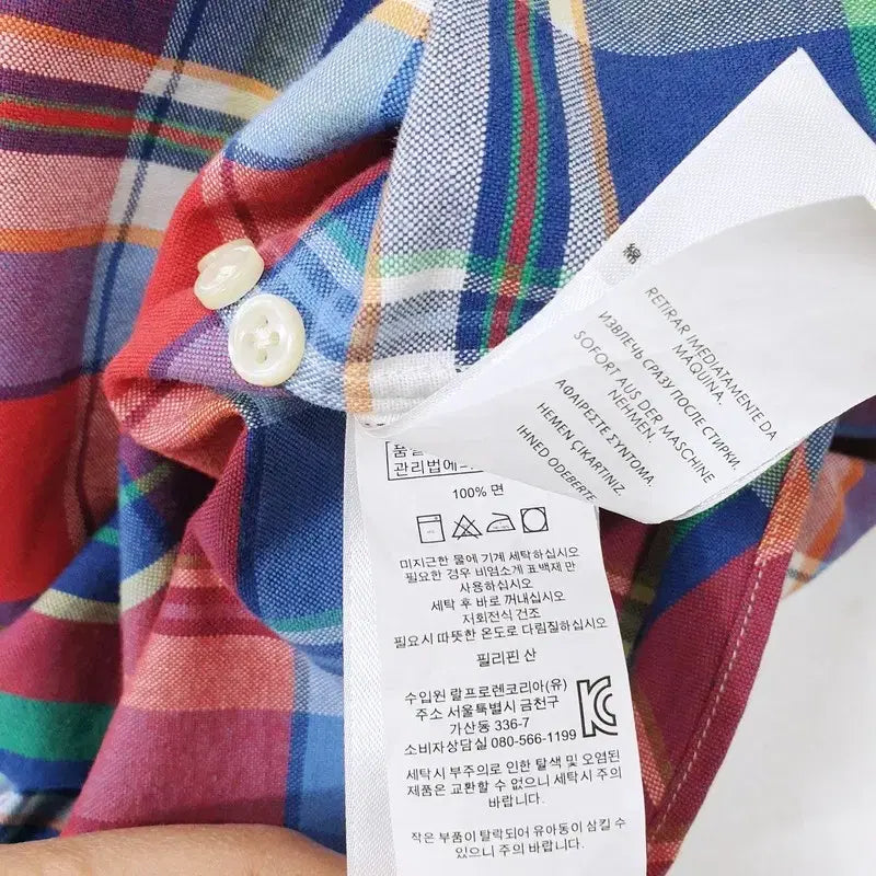[SOLD OUT] 랄프로렌 옥스포드 긴팔 체크셔츠