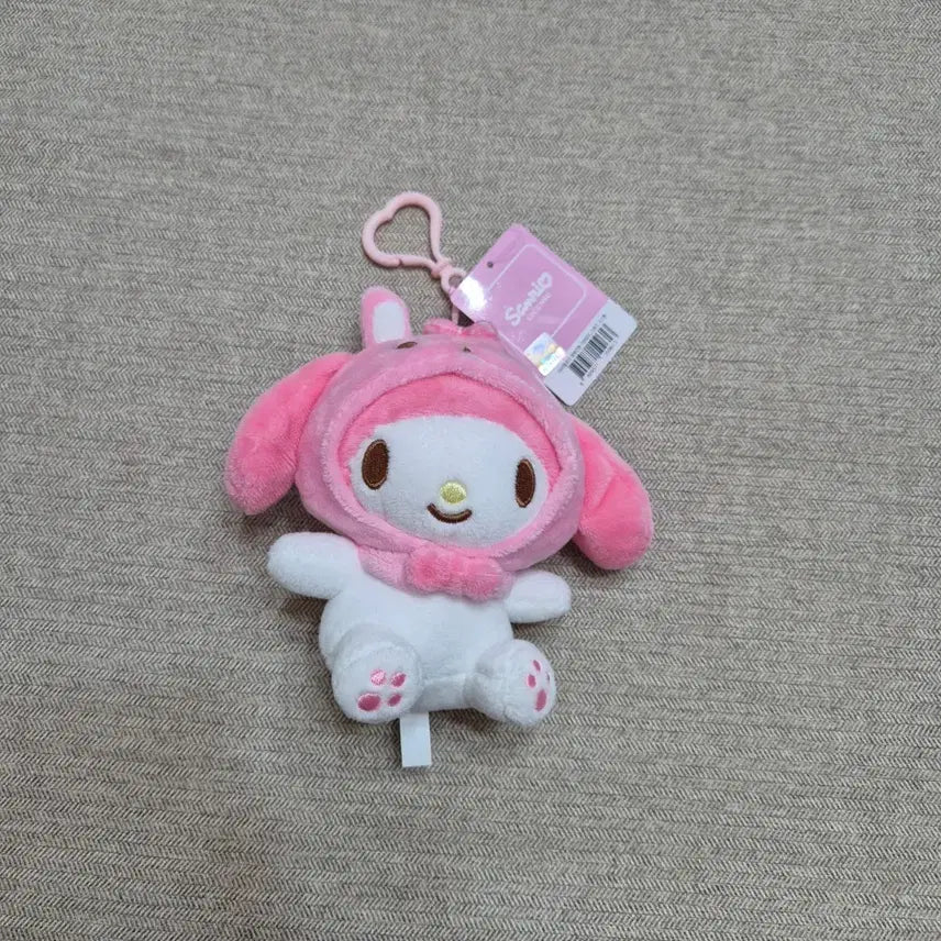 [BUNJANG] Sanrio My Melody Hooded Keychain Doll / 2.산리오 마이멜로디 후드 키링 인형