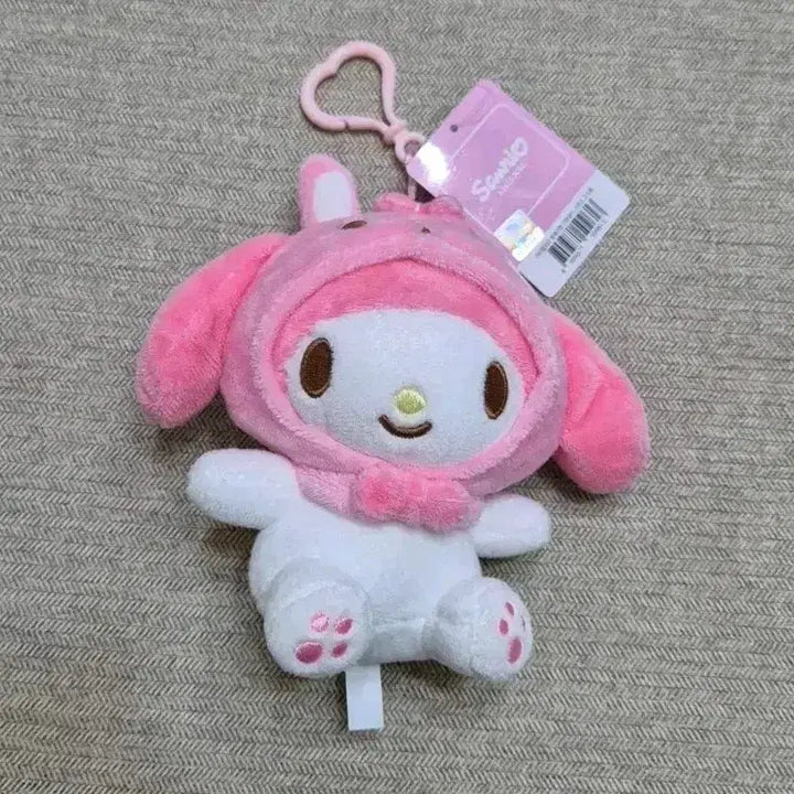 [BUNJANG] Sanrio My Melody Hooded Keychain Doll / 2.산리오 마이멜로디 후드 키링 인형