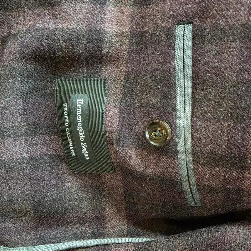 [BUNJANG] Ermenegildo Zegna Check Wool Jacket / (정품)에르메네질도 제냐 체크 울 자켓