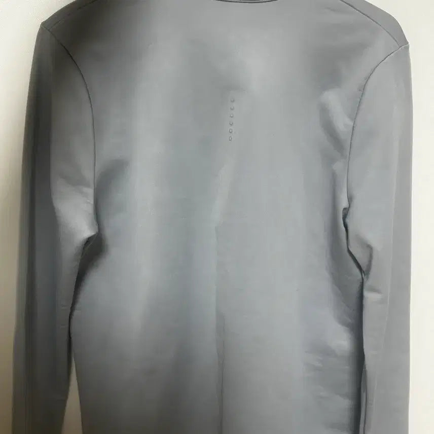 [SOLD OUT] 나이키 드라이핏 러닝 반집업 그레이 L