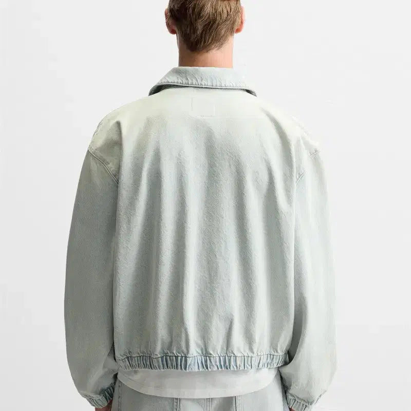[BUNJANG] ZARA Denim Blouson Jacket / 자라 ZARA 데님 점퍼 블루종