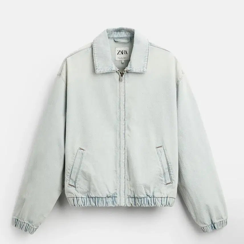 [BUNJANG] ZARA Denim Blouson Jacket / 자라 ZARA 데님 점퍼 블루종