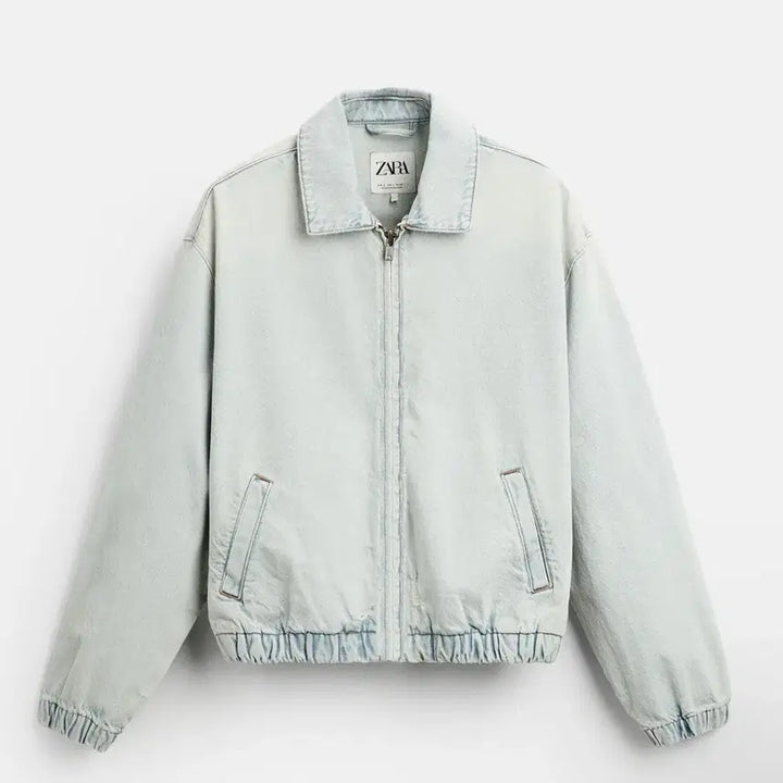 [BUNJANG] ZARA Denim Blouson Jacket / 자라 ZARA 데님 점퍼 블루종