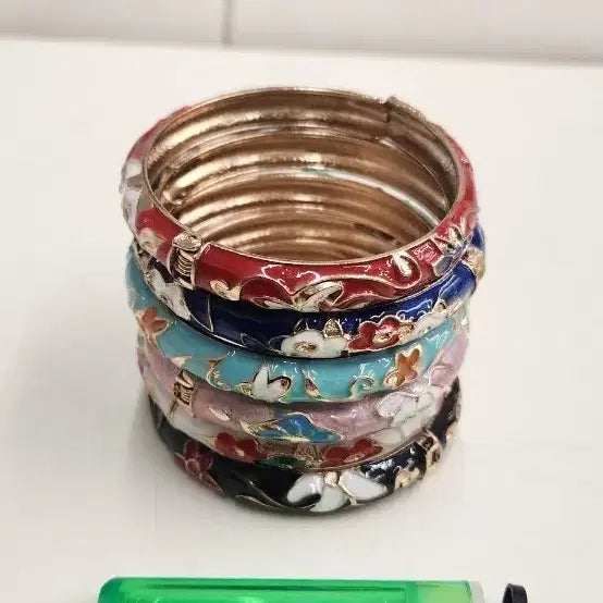 [BUNJANG] Enamel Bracelet Set / 칠보팔찌겸 장식품