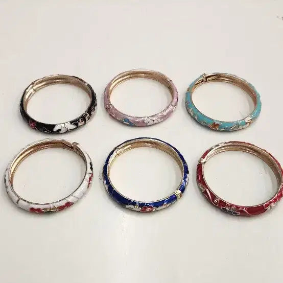 [BUNJANG] Enamel Bracelet Set / 칠보팔찌겸 장식품