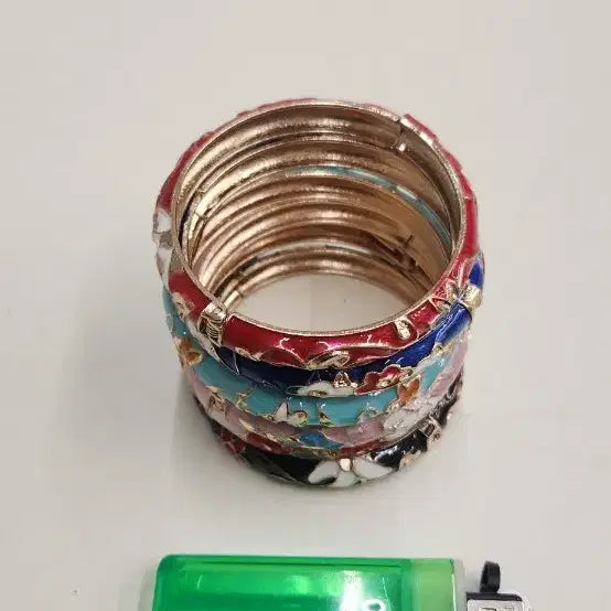 [BUNJANG] Enamel Bracelet Set / 칠보팔찌겸 장식품
