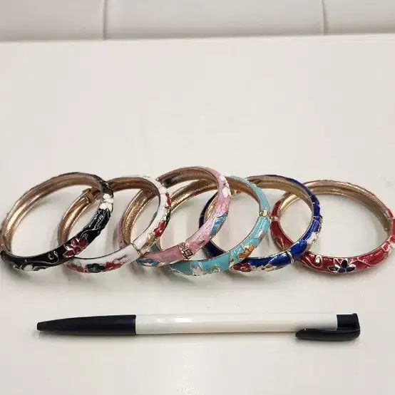 [BUNJANG] Enamel Bracelet Set / 칠보팔찌겸 장식품