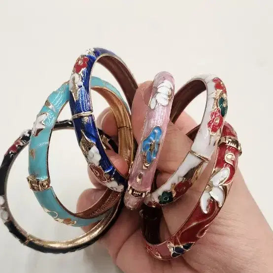 [BUNJANG] Enamel Bracelet Set / 칠보팔찌겸 장식품