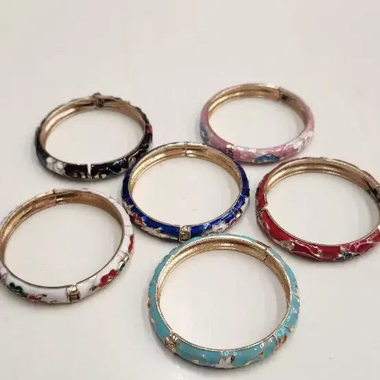 [BUNJANG] Enamel Bracelet Set / 칠보팔찌겸 장식품