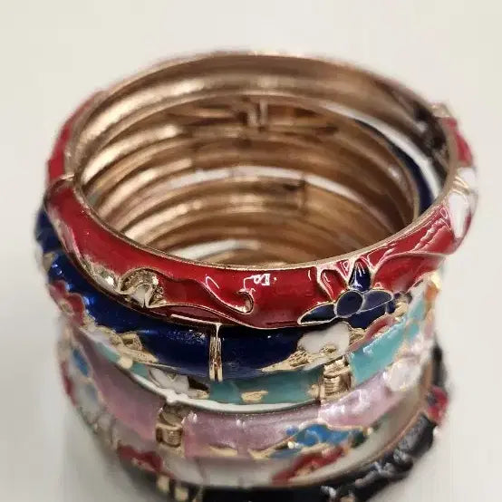 [BUNJANG] Enamel Bracelet Set / 칠보팔찌겸 장식품
