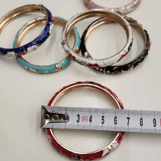 [BUNJANG] Enamel Bracelet Set / 칠보팔찌겸 장식품
