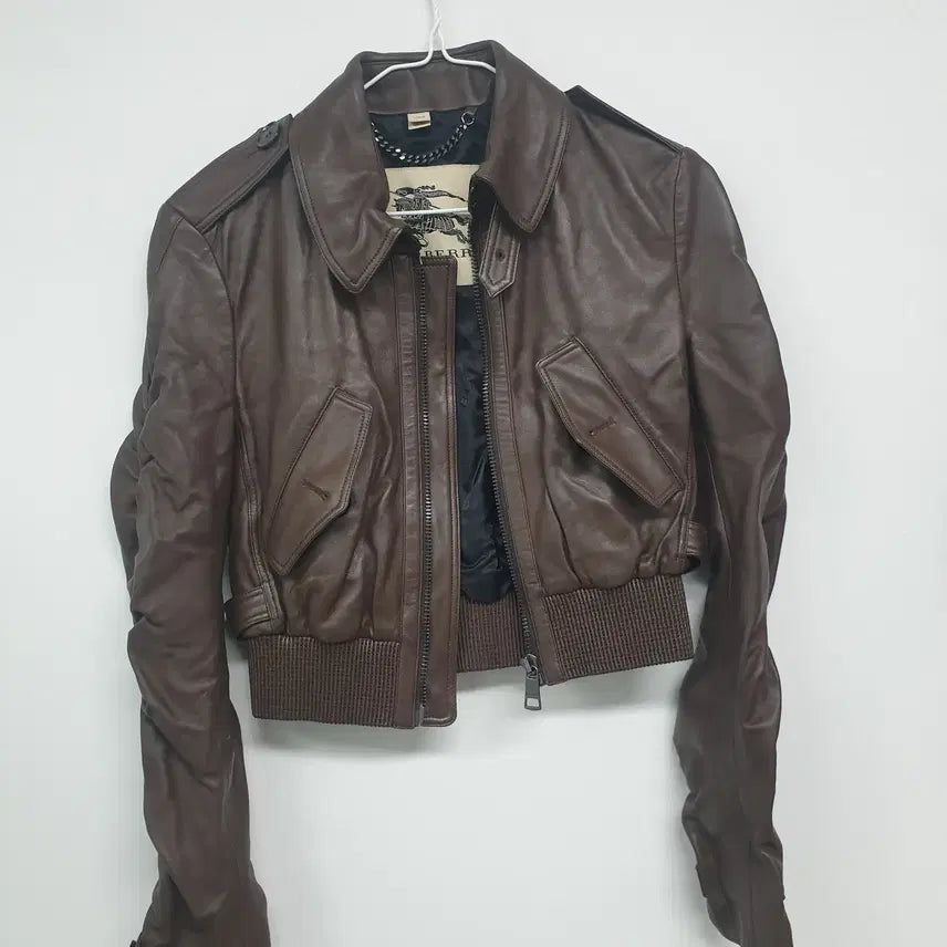 [BUNJANG] Burberry Leather Jacket / 버버리 가죽 자켓