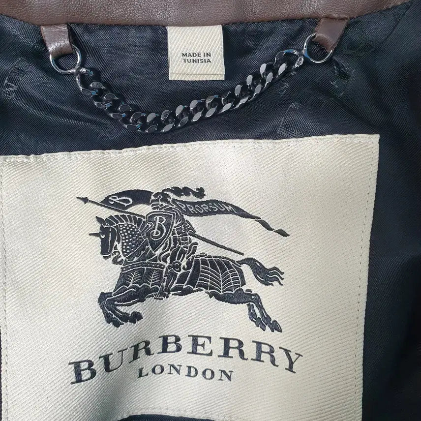 [BUNJANG] Burberry Leather Jacket / 버버리 가죽 자켓
