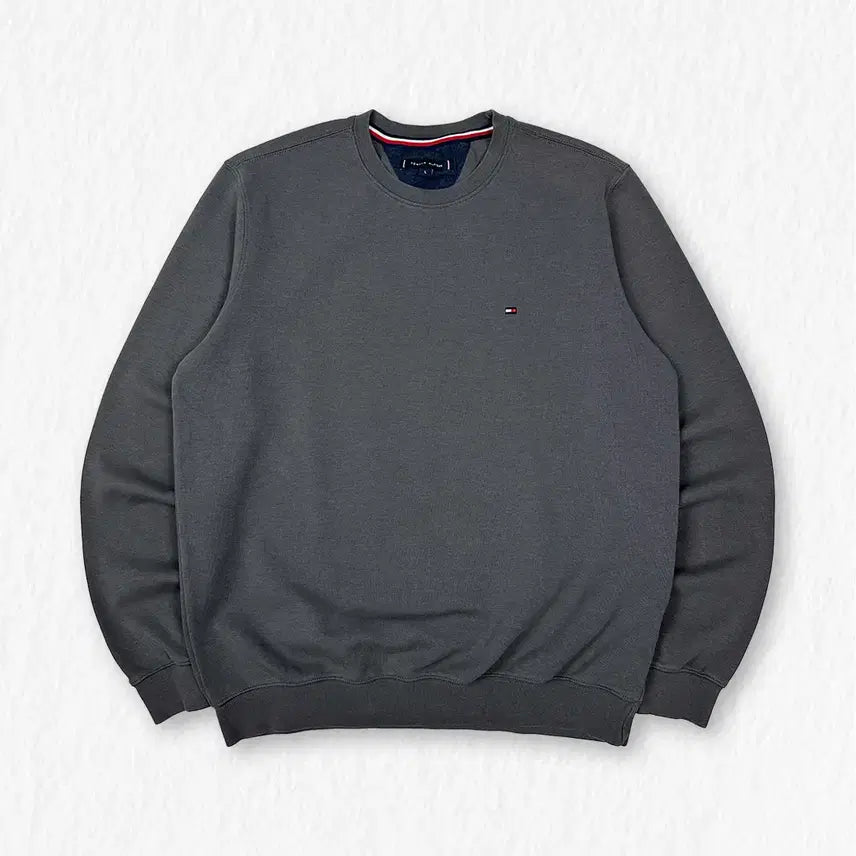[BUNJANG] Tommy Hilfiger Charcoal Crewneck Sweatshirt / 타미힐피거 맨투맨 차콜
