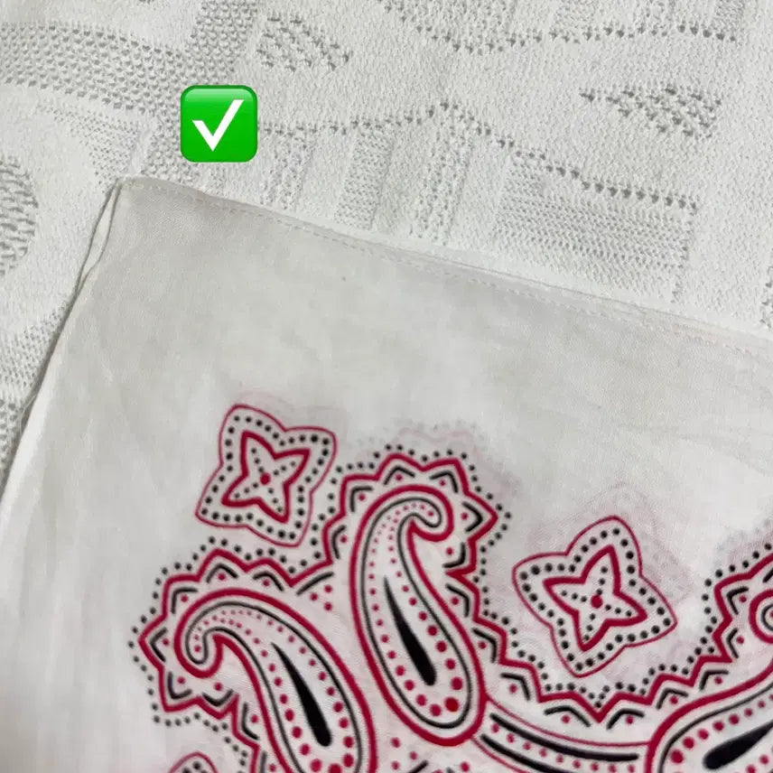 [BUNJANG] Paisley Cotton Bandana Scarf / 일본제 페이즐리 반다나 코튼 스카프