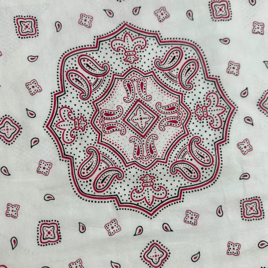 [BUNJANG] Paisley Cotton Bandana Scarf / 일본제 페이즐리 반다나 코튼 스카프