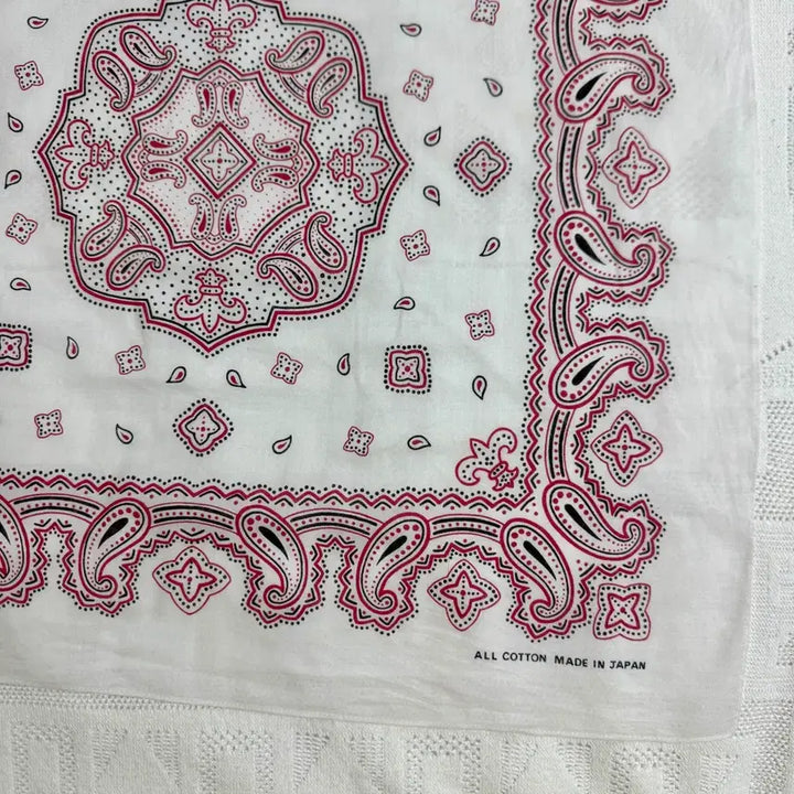 [BUNJANG] Paisley Cotton Bandana Scarf / 일본제 페이즐리 반다나 코튼 스카프