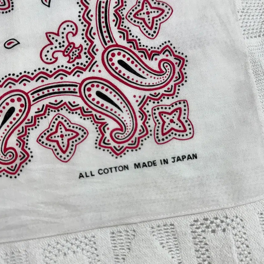 [BUNJANG] Paisley Cotton Bandana Scarf / 일본제 페이즐리 반다나 코튼 스카프
