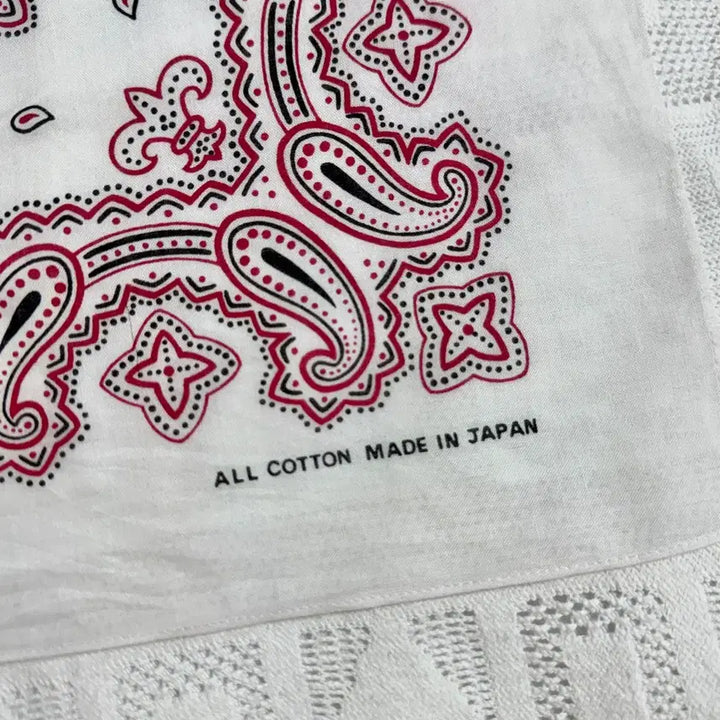 [BUNJANG] Paisley Cotton Bandana Scarf / 일본제 페이즐리 반다나 코튼 스카프
