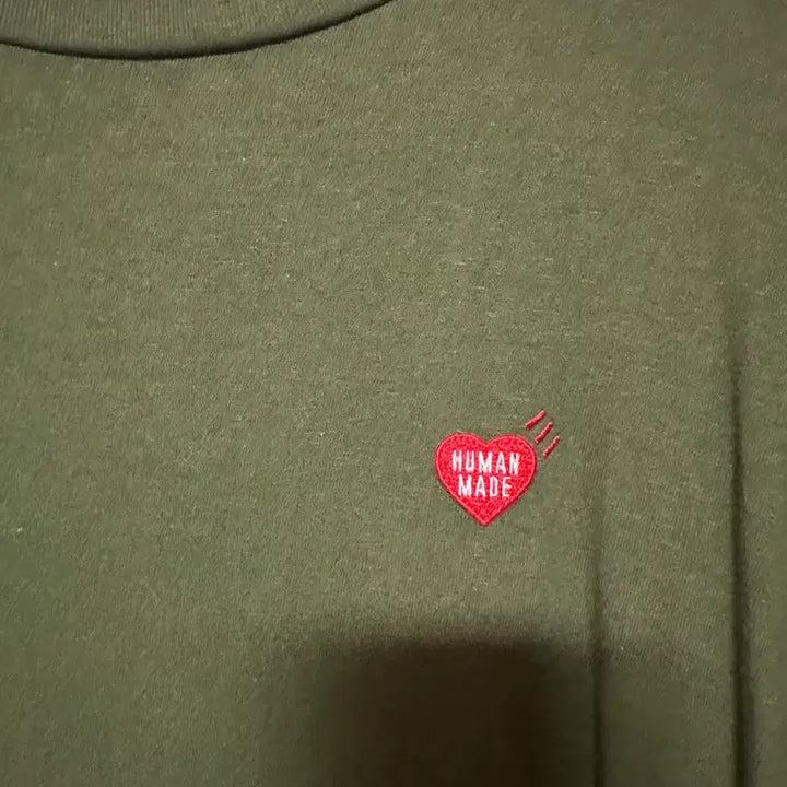 [BUNJANG] Human Made Graphic Long Sleeve T-shirt Olive Drab / XL) 휴먼 메이드 그래픽 롱슬리브 티셔츠 