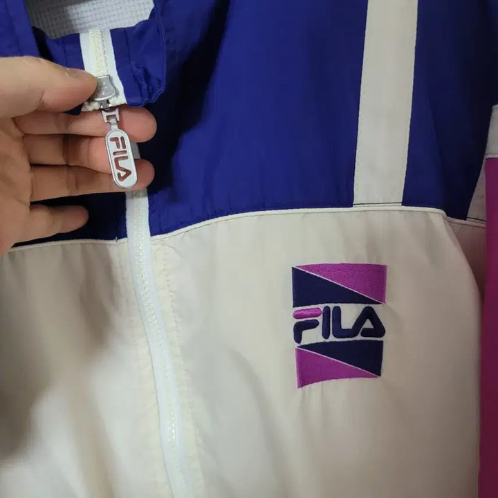[BUNJANG] FILA Vintage Windbreaker Jacket / 90s USA FILA 빈티지 바람막이 자켓