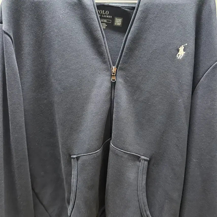 [BUNJANG] Polo Ralph Lauren Navy Hoodie / 폴로 랄프로렌 후드집업 네이비 100